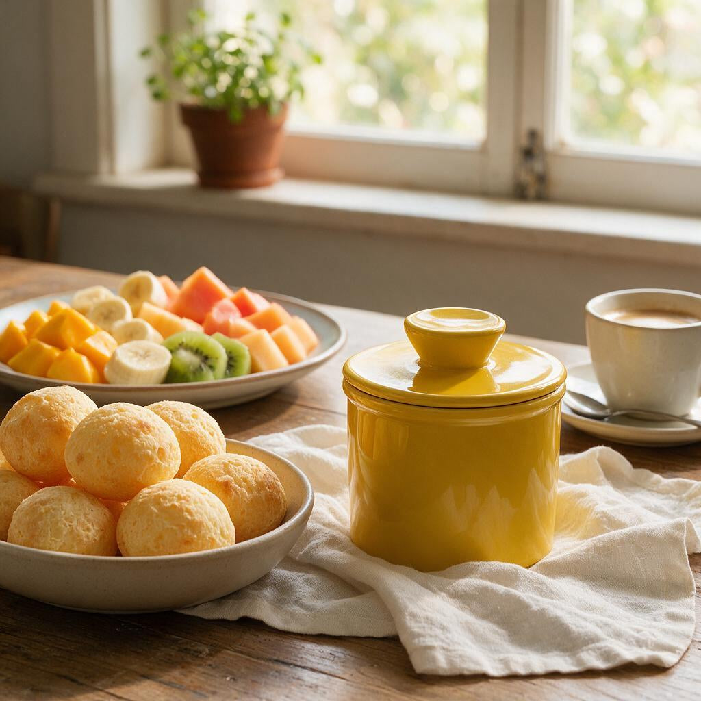 Manteigueira Francesa Cerâmica — café da manhã