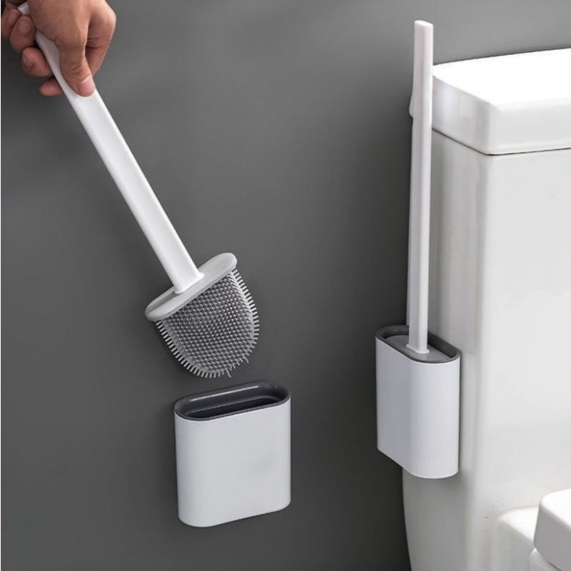 Escova Sanitária Silicone Suporte
