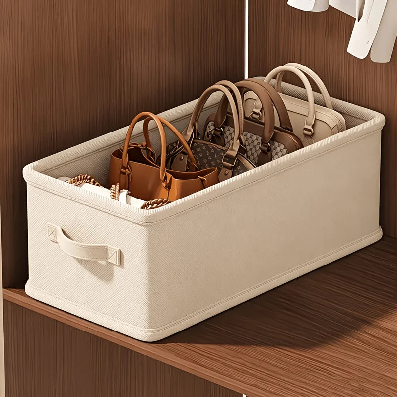 1 Caixa Organizadora com Divisórias para Armazenamento, Ideal para Guarda-Roupas, Quartos e Dormitórios