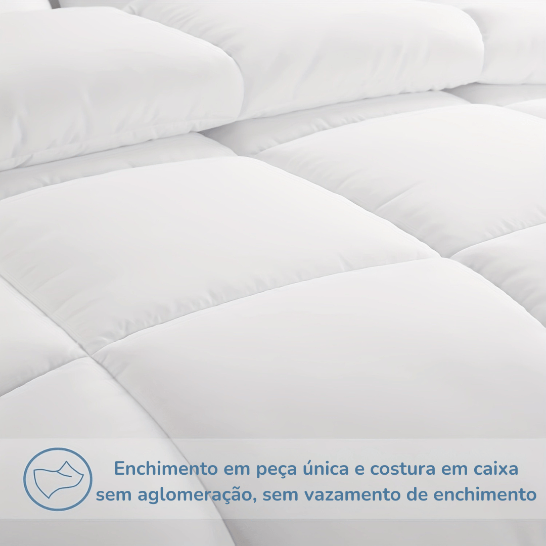 Edredom Reversível Queen Todas Estações