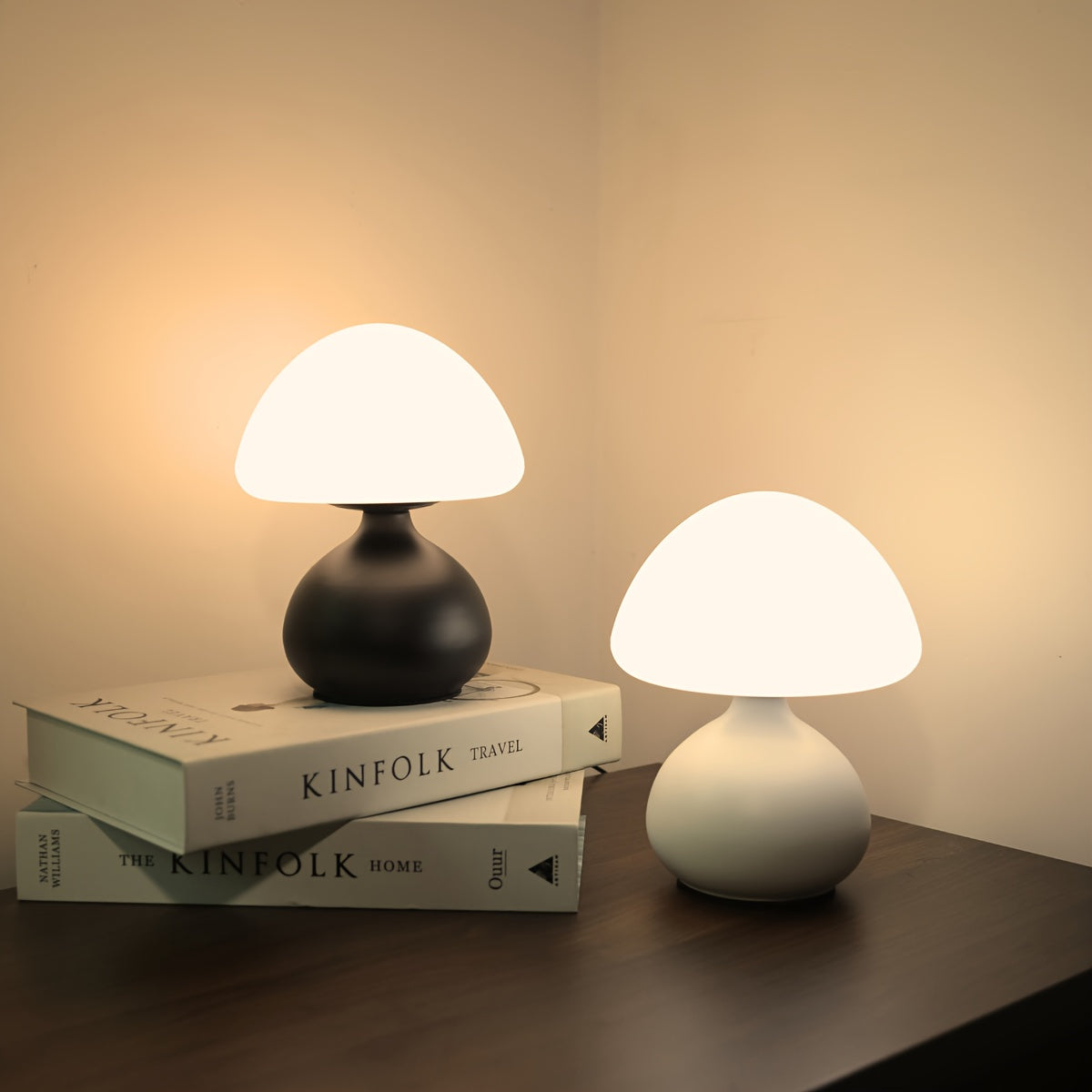 Luminária Cogumelo LED Tricolor