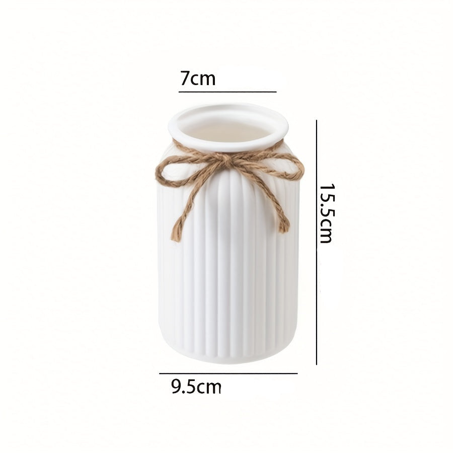 Vaso Boho Redondo Corda Decorativo