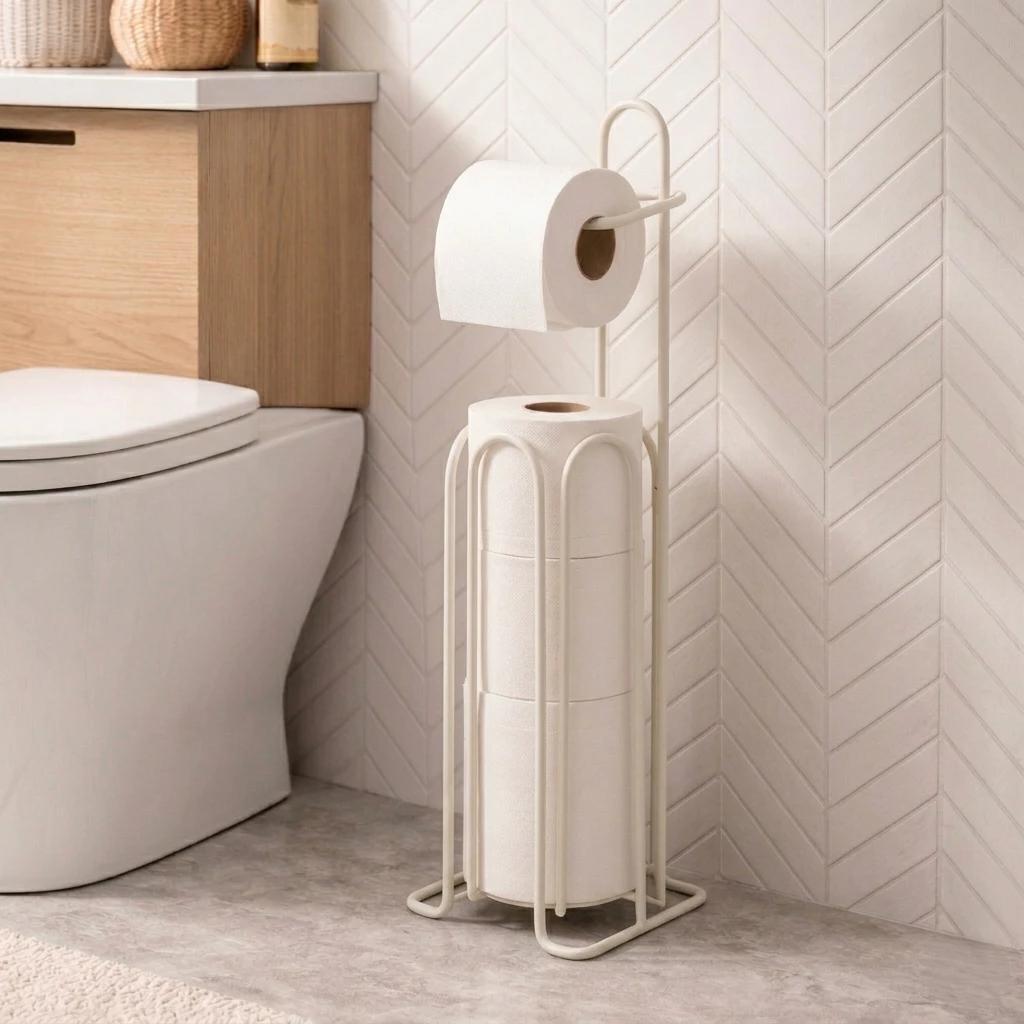 Suporte Papel Higiênico 4 Rolos