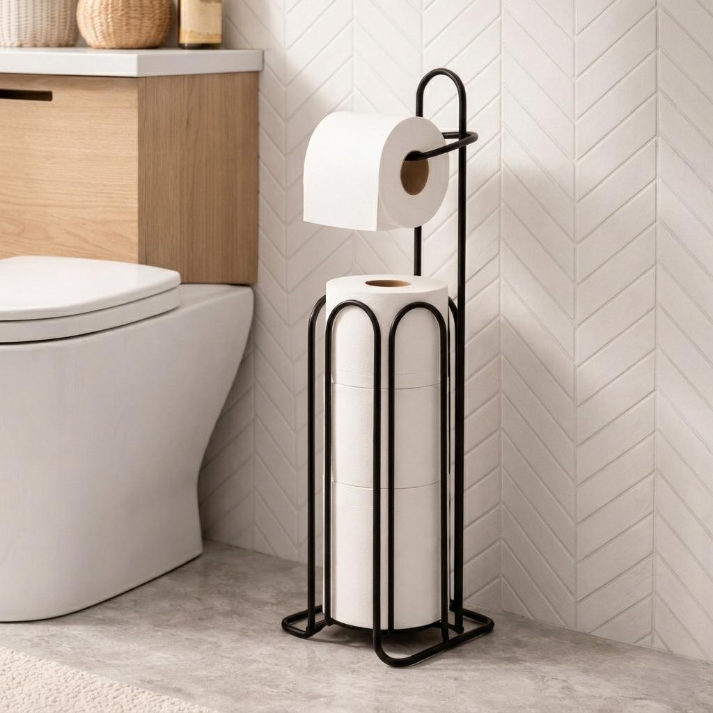 Suporte Papel Higiênico 4 Rolos