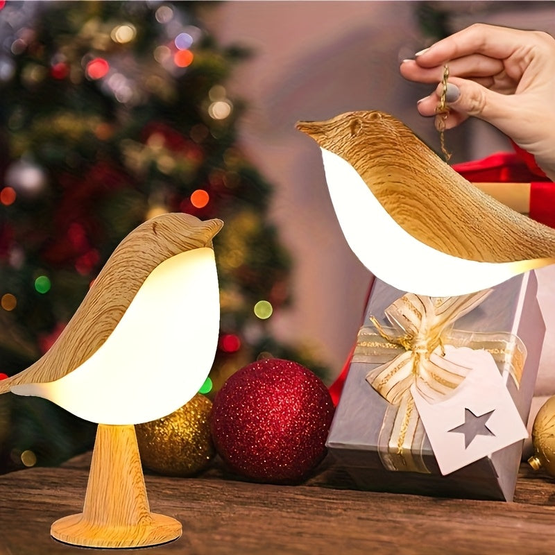 Luminária Pássaro Sensor Toque USB