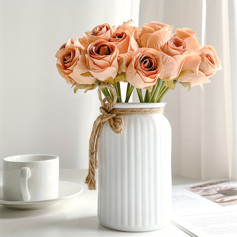Vaso Boho Redondo Corda Decorativo