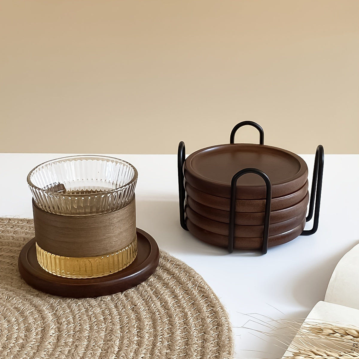 Kit Porta-Copos Bambu Japonês