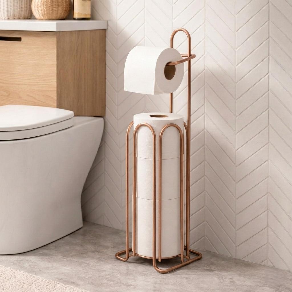 Suporte Papel Higiênico 4 Rolos