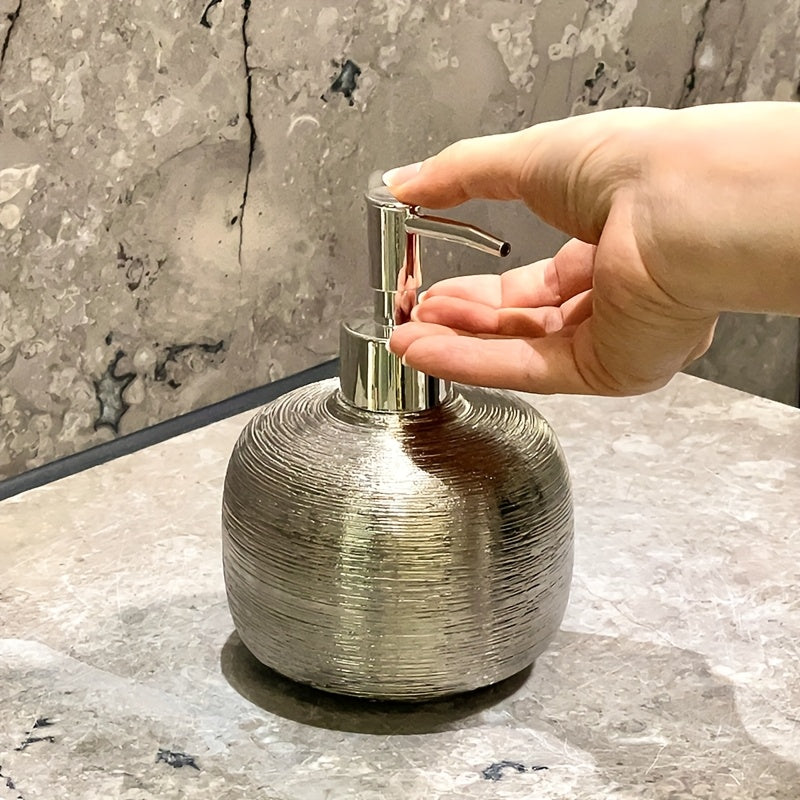 Dispenser Cerâmica Dourado Champagne