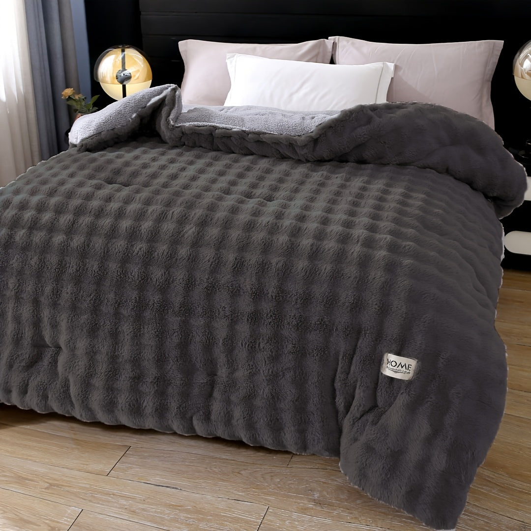 Edredom Fleece Coelho Faux Quente