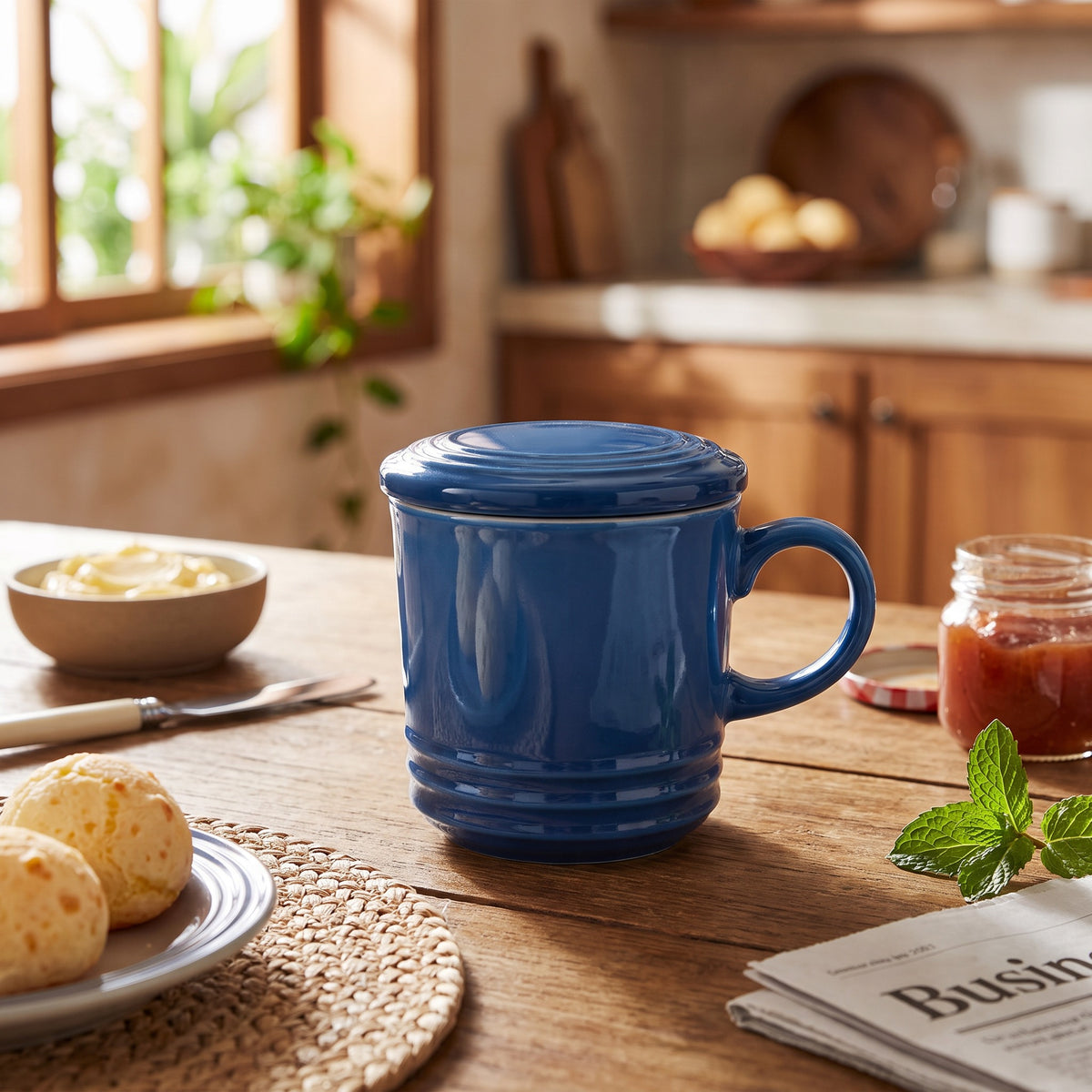 Caneca com Tampa Café Escritório — casa brasileira