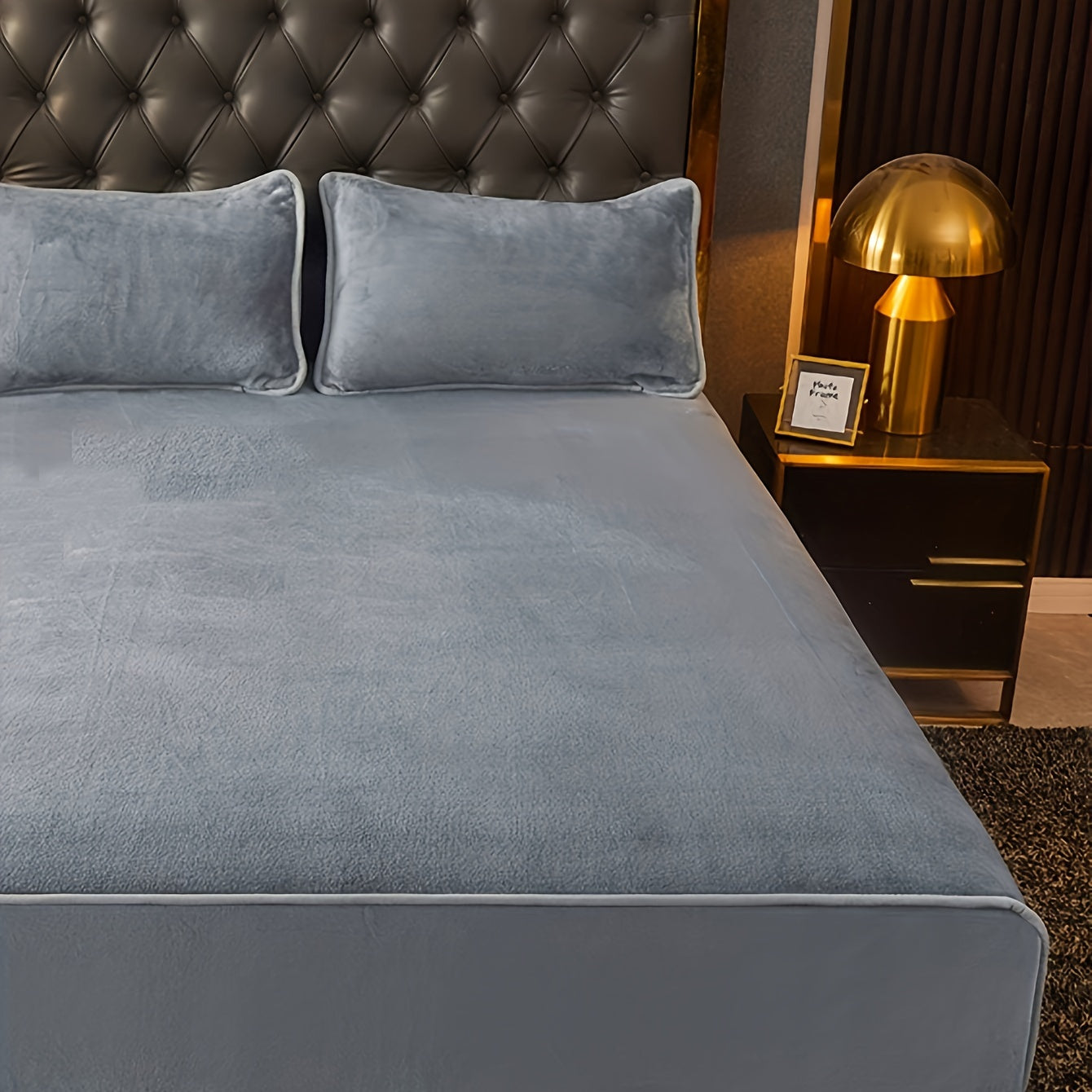 Lençol Ajustado Fleece Leite Hotel