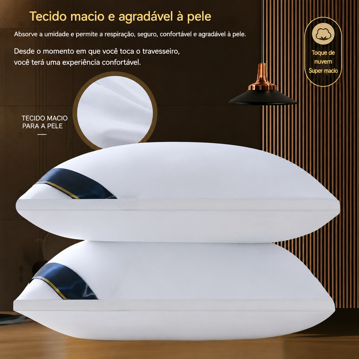 Travesseiro Hotel Super Macio Luxo