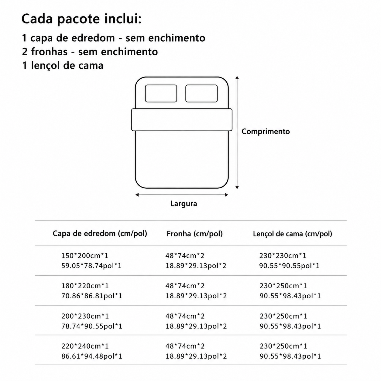Conjunto Veludo Leite Inverno 4pcs