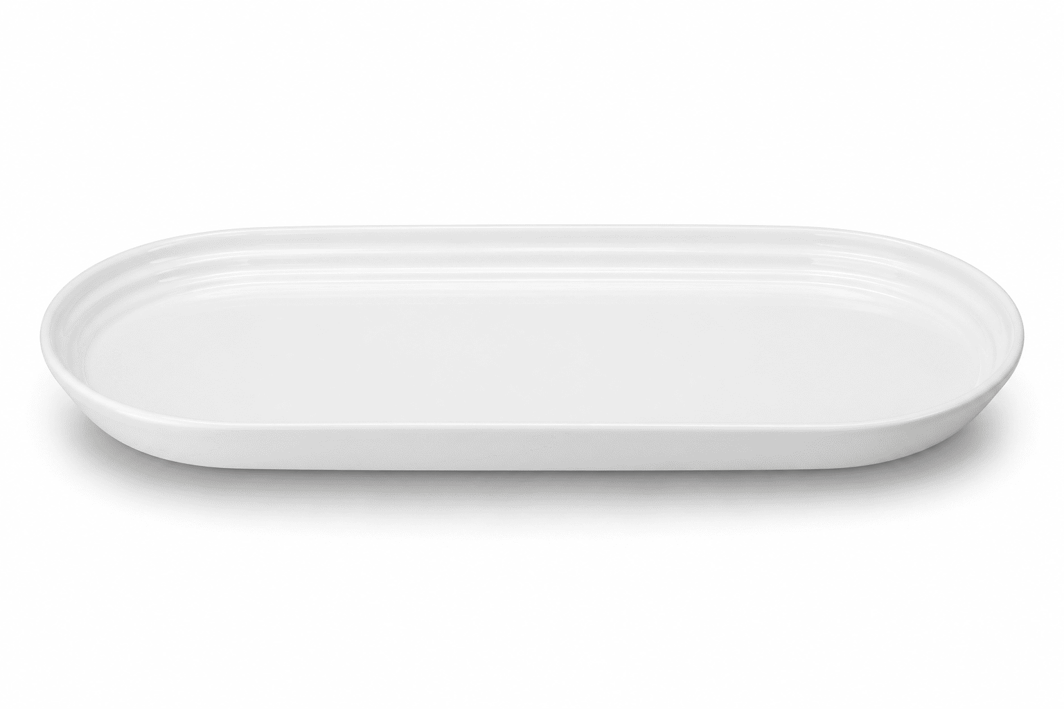 Travessa Oval Cerâmica Feita à Mão