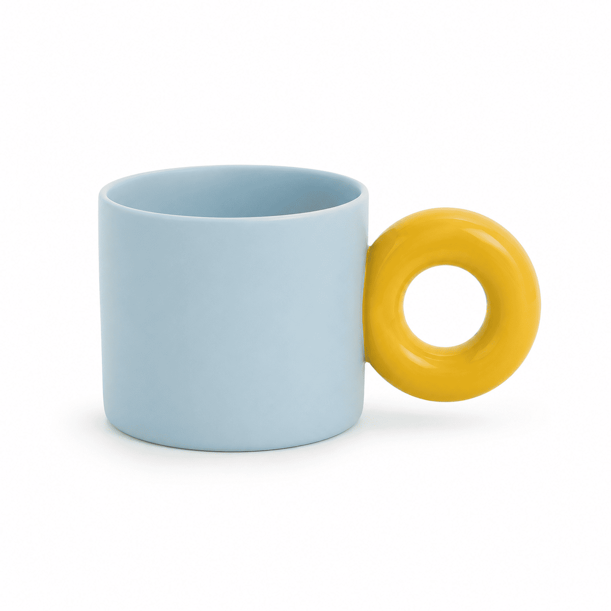 Caneca Cerâmica 350ml Alça Redonda