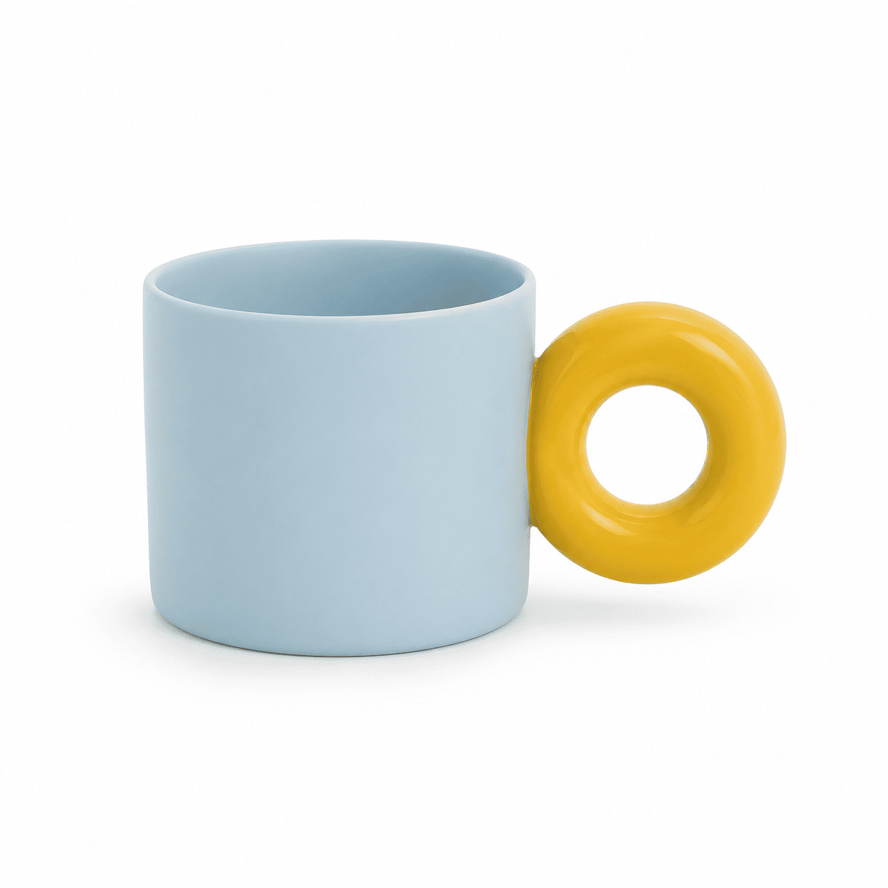 Caneca Cerâmica 350ml Alça Redonda
