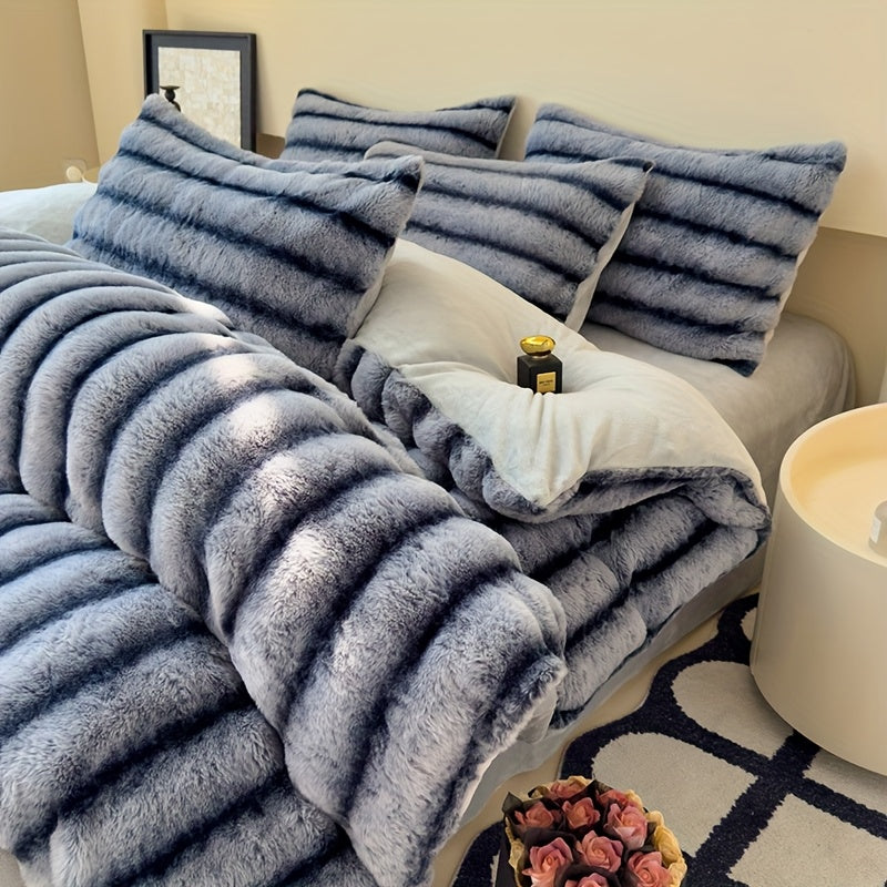Conjunto Veludo Leite Luxo 4pcs
