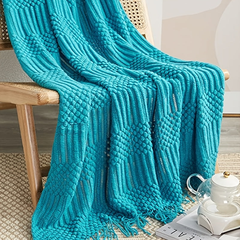 Manta Borla Oversize Sofá