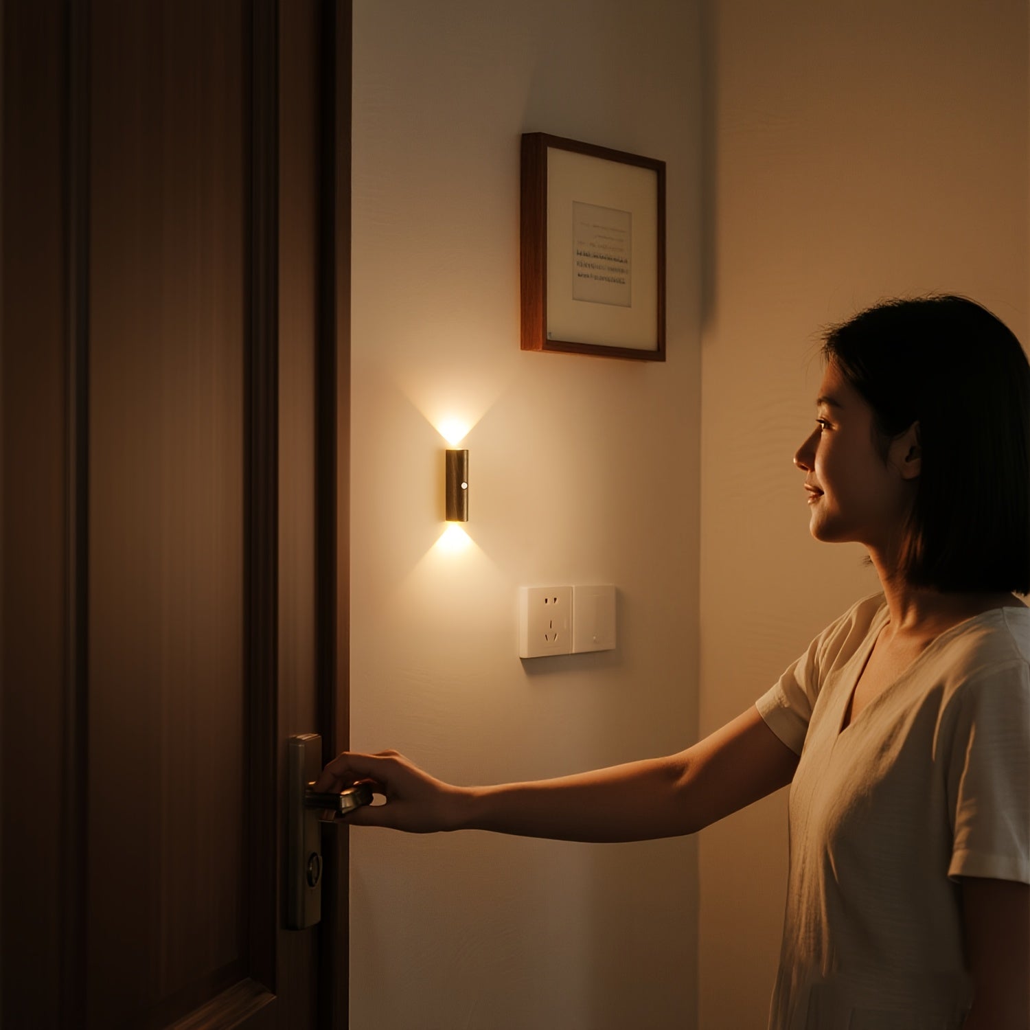 Arandela LED Sensor Movimento 1200mAh
