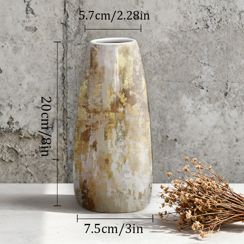 Vaso Cerâmica Pintado à Mão