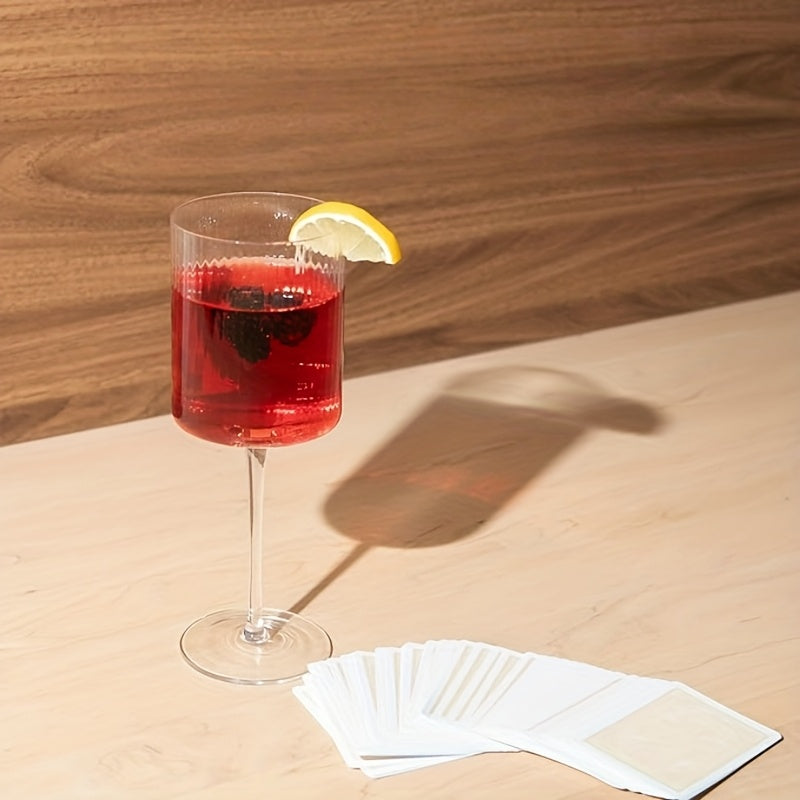 Kit Taças Vinho Caneladas Elegantes