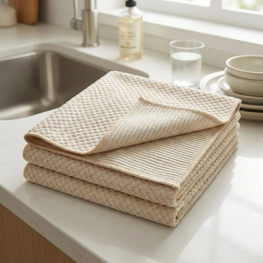 Kit Panos Microfibra Waffle Cozinha