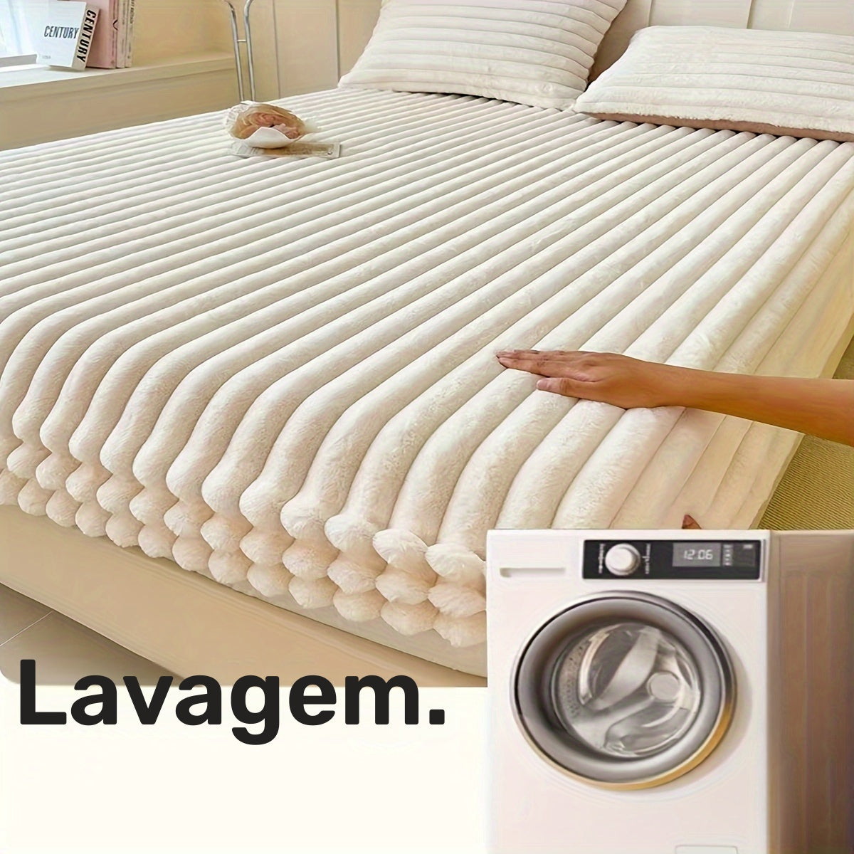 Saia Cama Protetora Colchão Inverno