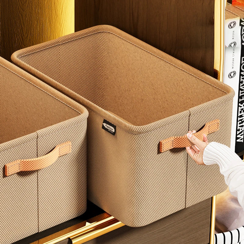 Engrossar roupas organizador calças camisola armários de armazenamento gavetas organizador jeans caixa de armazenamento guarda-roupa organizadores de armazenamento de roupas