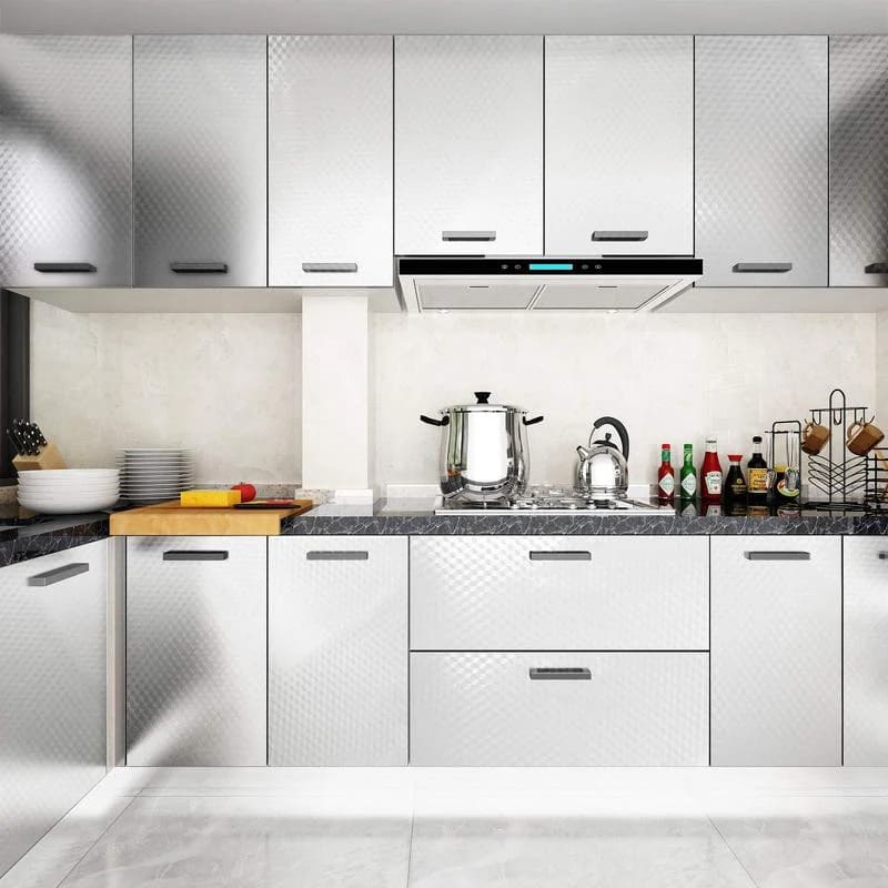Papel Alumínio com Adesivo Para Cozinha
