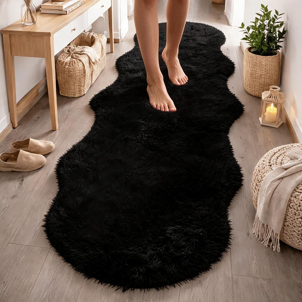 Tapete Pelo Alto Irregular 50x120cm — aos pés